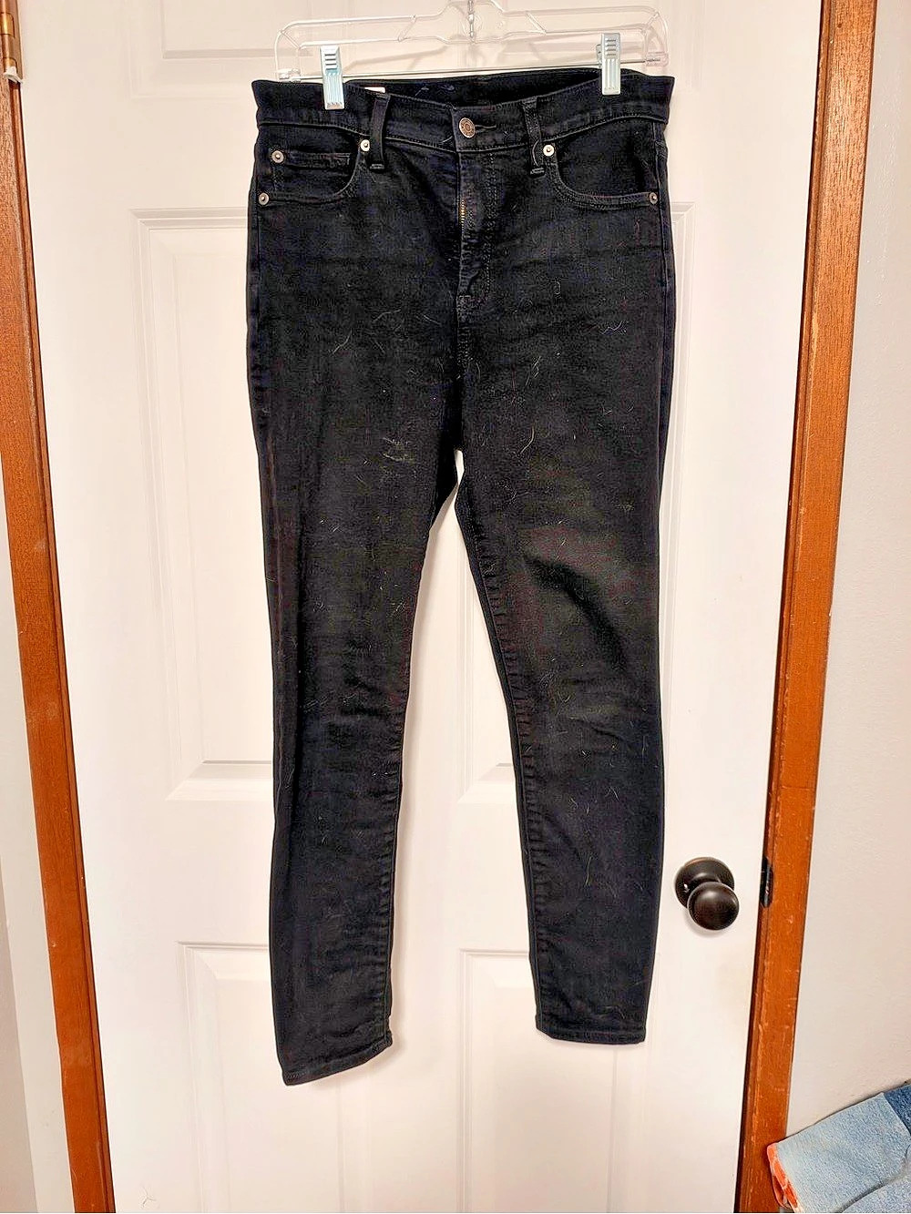Gap True Skinny High Rise Black Jeans